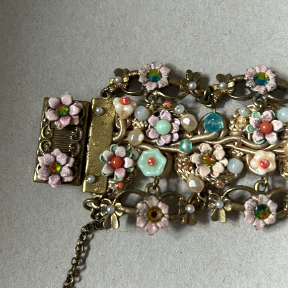 Vintage original Michal Negrin flower bracelet - Picture 5 of 8